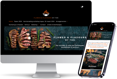 Webshop Flames & flavours