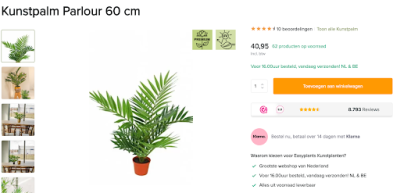 WebwinkelKeur bij bestelknop