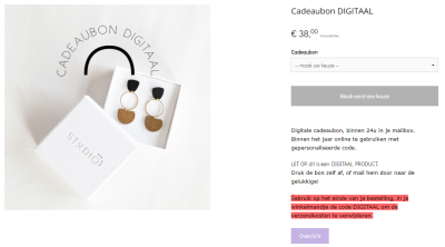 Studio Noknok digitale cadeaubon