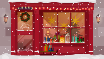 Feestdagen winkel
