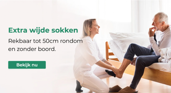 Banner ExtraWijdeSokken.nl Design Services Mijnwebwinkel