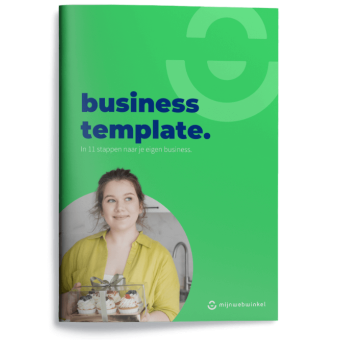 Business template Mijnwebwinkel